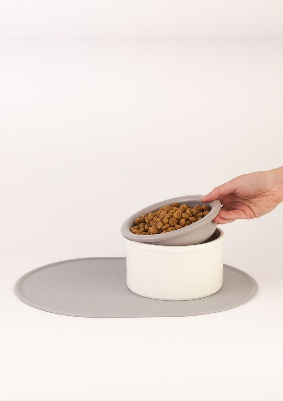 Dog Bowl & Mat Bundle